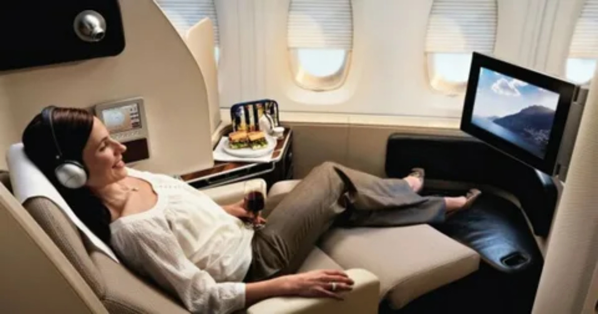 Qantas Dreamliner Business Class